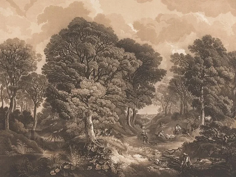 1747-Maria Katharina Prestel - Paesaggio